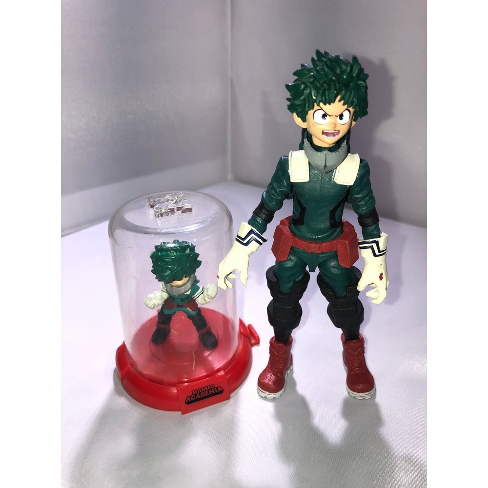 My Hero Academia Deku Izuku Midoriya Action Figure & Dome‎ Mini Figure Set